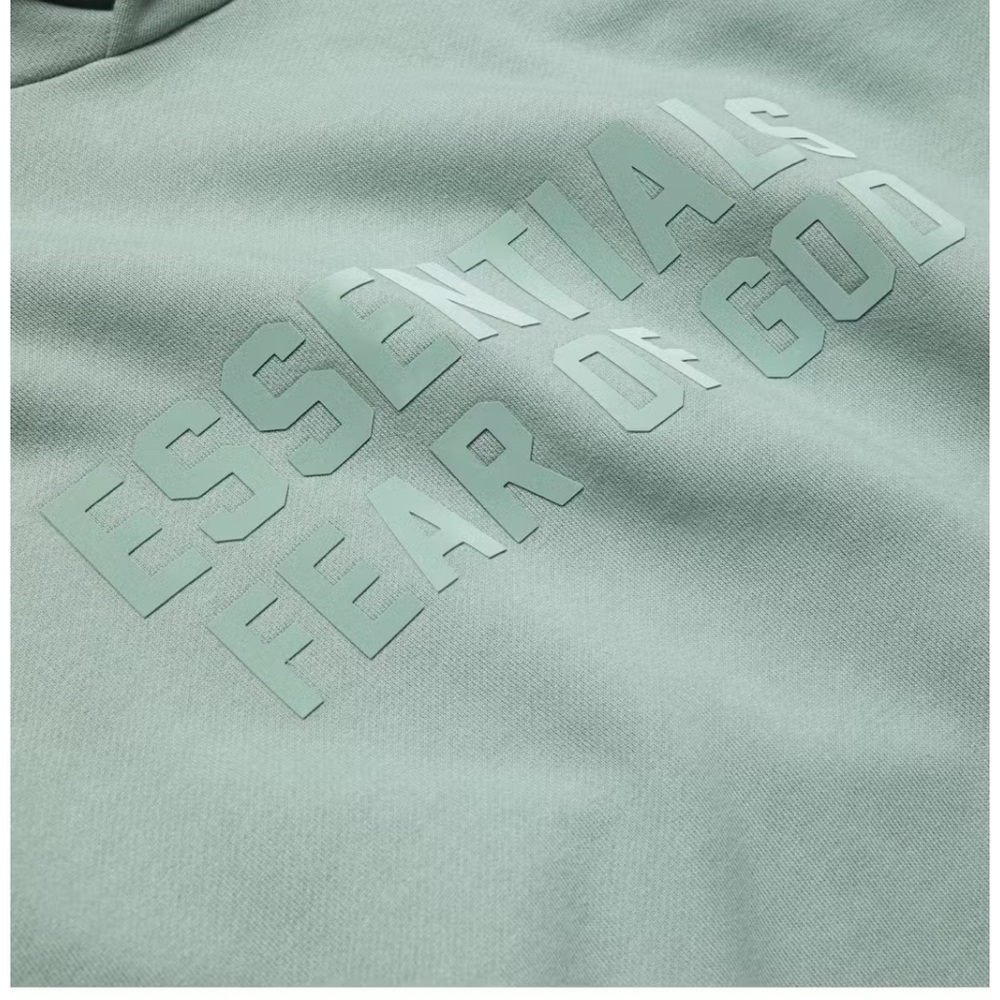 Essentials Fear of God, Sycamore Green Performance Hoodie. NWT w/bag